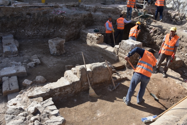 Muğla'da inşaat kazısında Geç Roma dönemine ait mekanlar bulundu